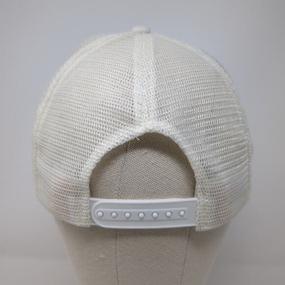 Sun Lover Florida Snapback Mesh Back Trucker Hat White One Size Speedway - Picture 6 of 9